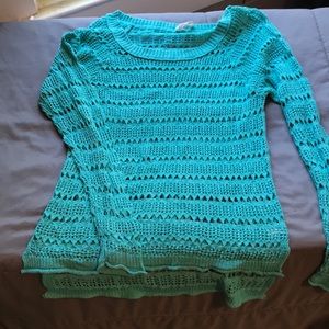 Turquoise sweater